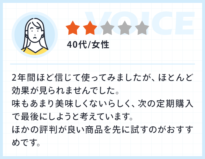 ★★|40代・女性